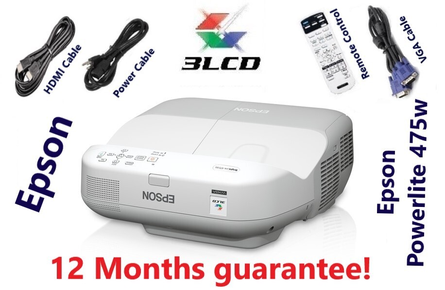 Epson Powerlite 475w Ultra-Short Throw Projector