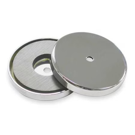 Round Base Magnet, 65 Lb. Pull,  6Xy89