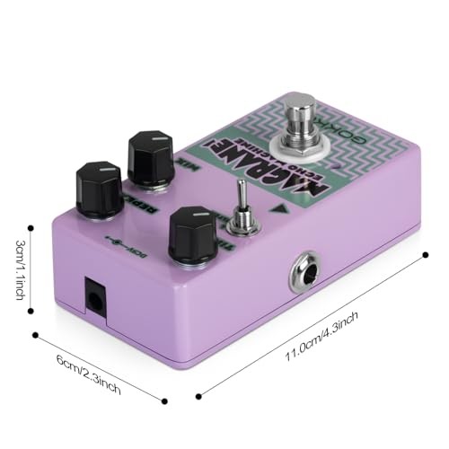GOKKO GK-63 Echo Delay Pedal Analog Style Guitar Effect Repeat Mix