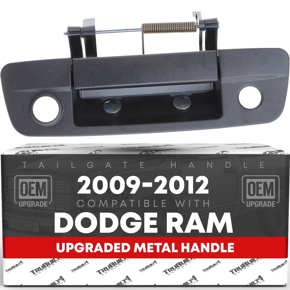 Tailgate Handle Latch for Dodge Ram 1500 2500 3500 w/ Keyhole, Camera Hole