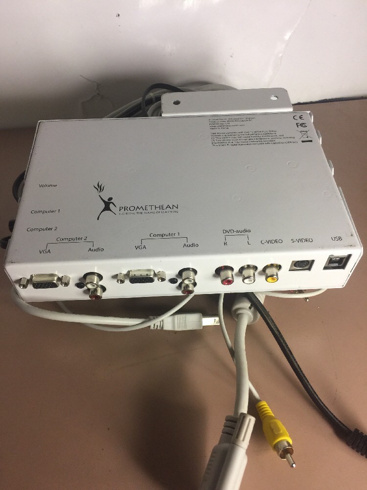 Promethean PRM-Wallbox-01 Activeboard+2 Wallbox With Cables Used