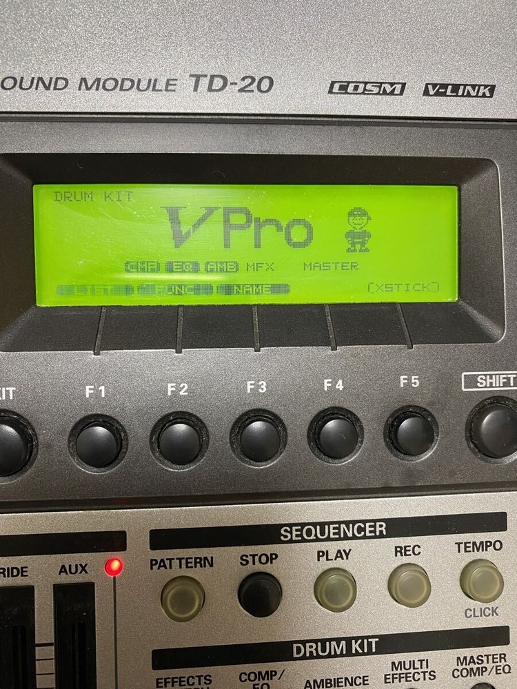 Roland Td-20 VDrum Percussion Sound Module Operation Confirmed