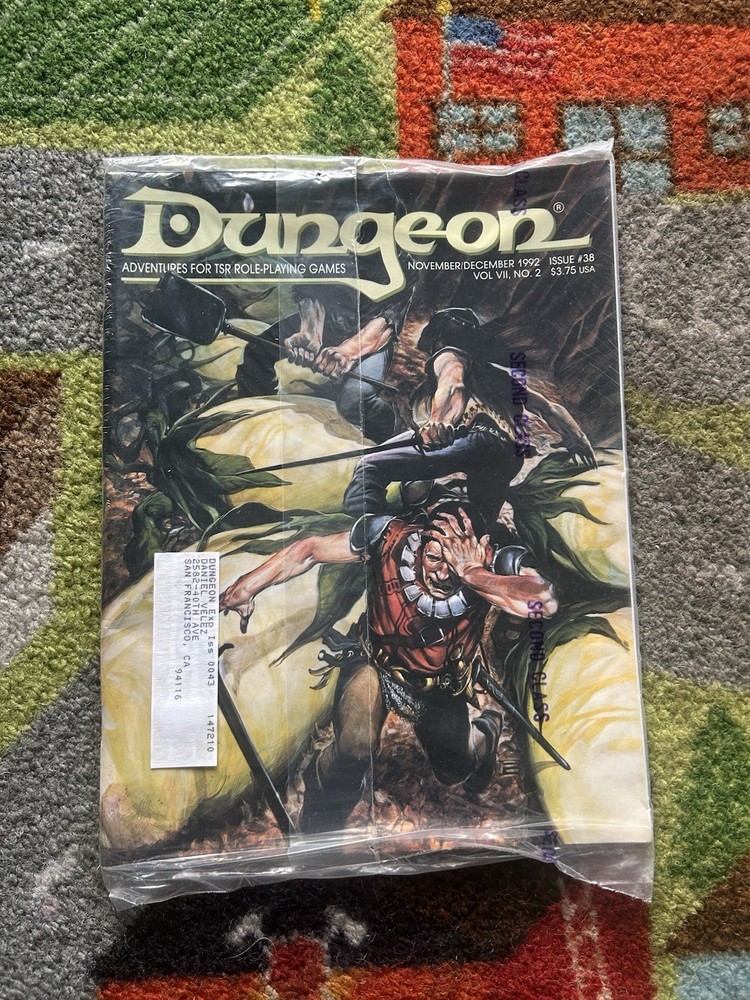DUNGEON MAGAZINE 38 DUNGEONS DRAGONS 5 MODULES NEW SEALED