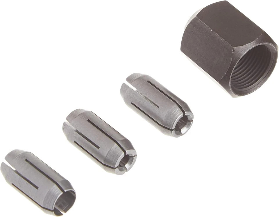 CN1 Replacement Collet and Nut Kit,Silver