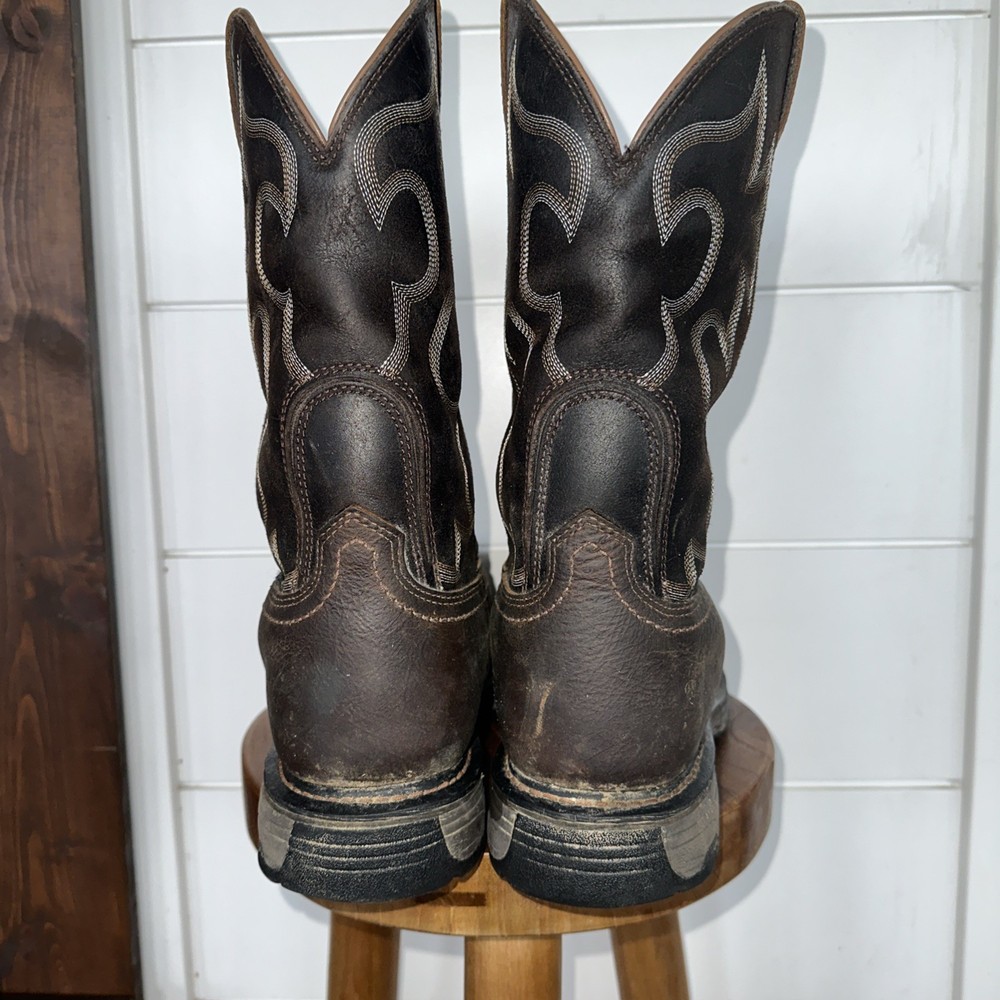 Ariat Waterproof WorkHog Wide Square Toe Composite Toe 400g Work Boots Size 13 D