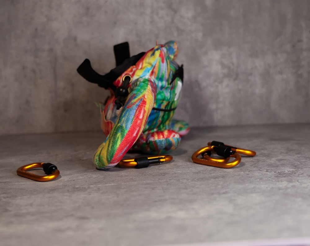 Rainbow Monster Chalk Bag