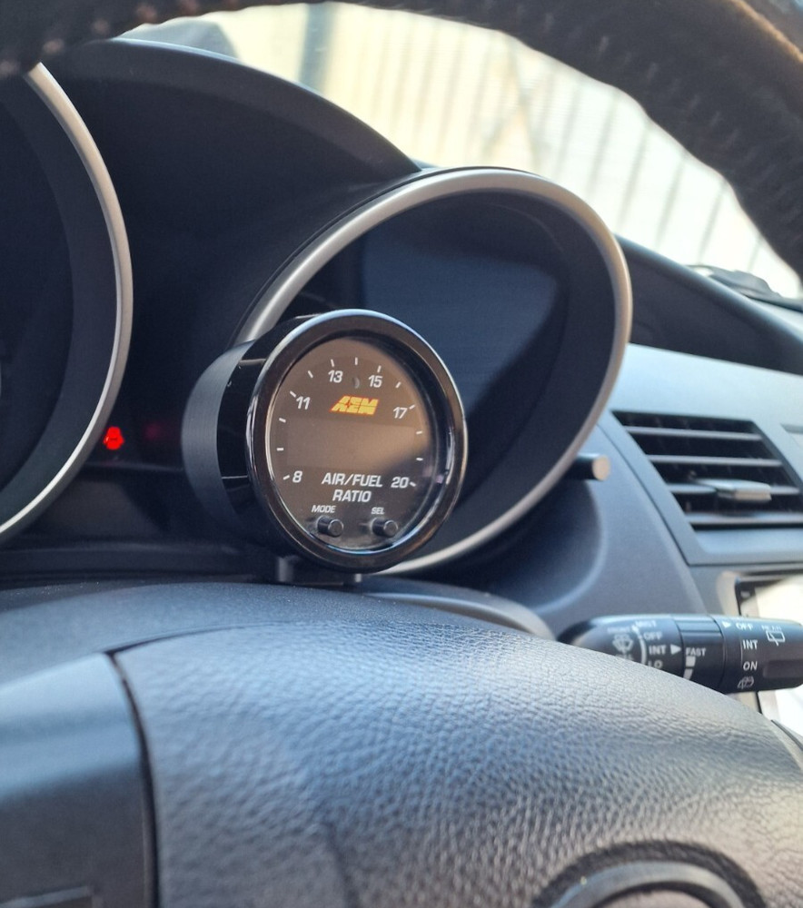 LOW PROFILE UNIVERSAL SINGLE GAUGE POD MOUNT 52MM | DASHBOARD | PILLAR | COLUMN