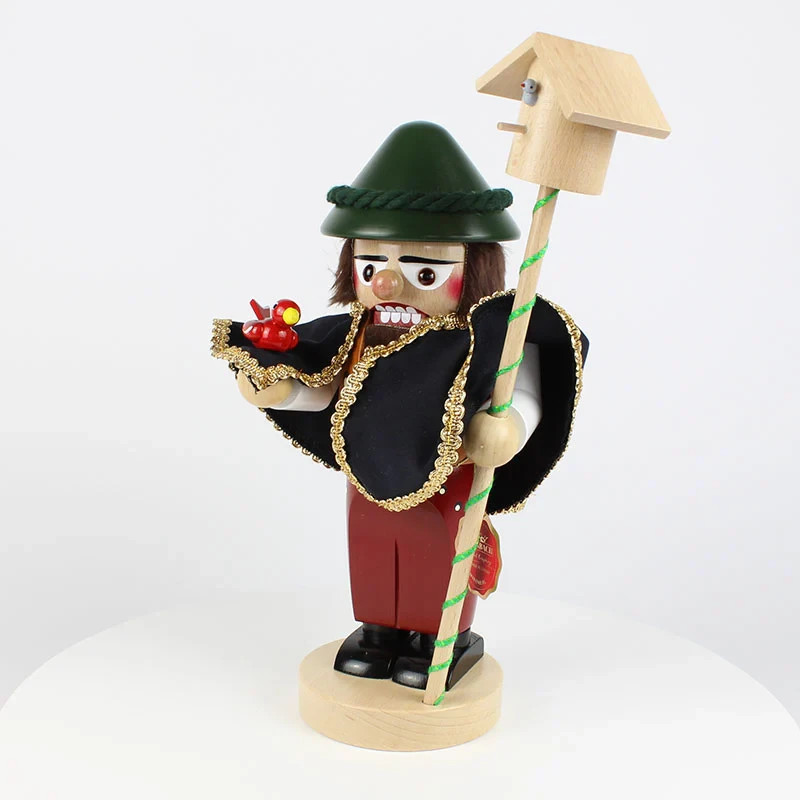 New in Box - Steinbach Chubby Size Bird Watcher German Nutcracker - S1349