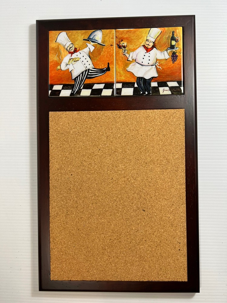 Kitchen Bulletin Board “Dancing Chefs” - New