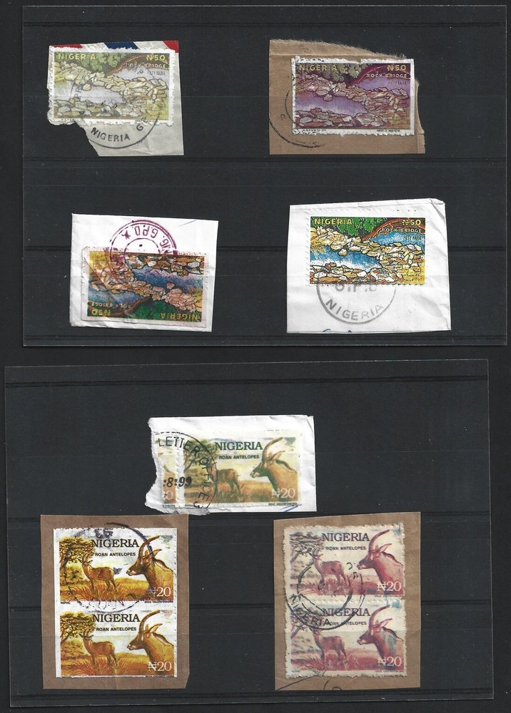 Nigeria Postal Forgery collection (15 items)