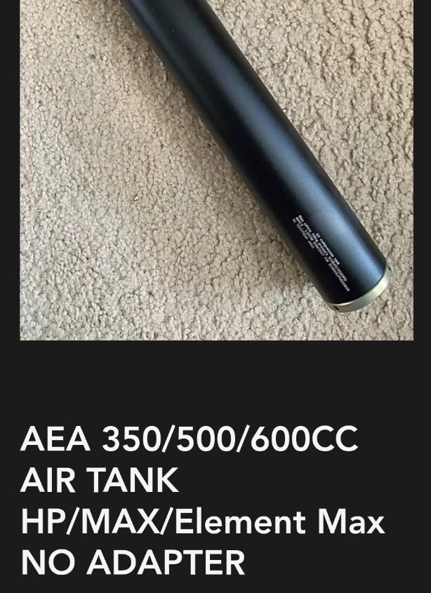 AEA 600 CC AIR TANK CHALLENGER PRO HP/MAX/Element Max
