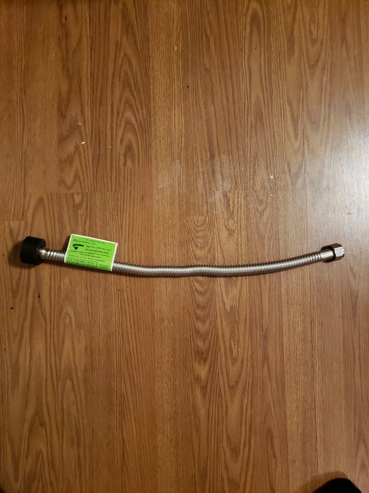 Falcon Stainless Mega-Flow Super Water-Flex SWC-114 3/4" X 24" 1¼" FIP ¾" FIP