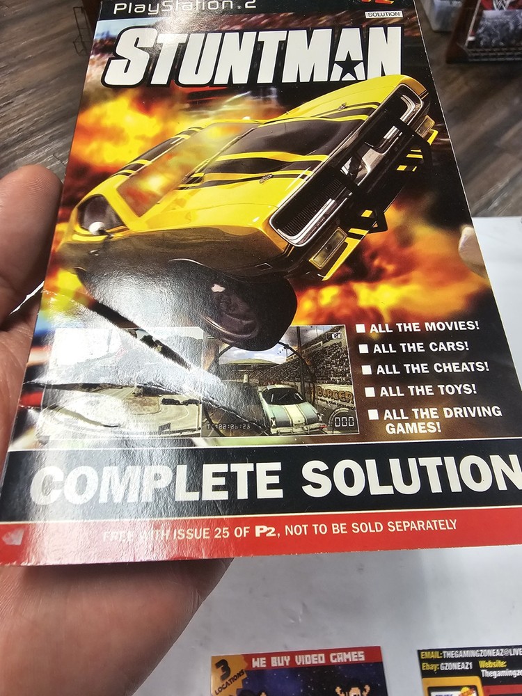 Playstation 2 Solutions Stuntman Complete Solution. P2 Magazine Extra!!
