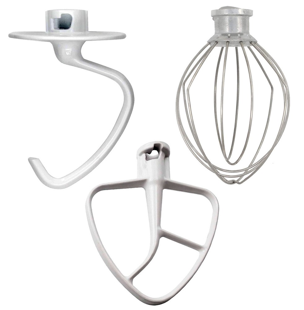KitchenAid KSM103 Mixer Dough Hook Flat Beater Wire Whip Set