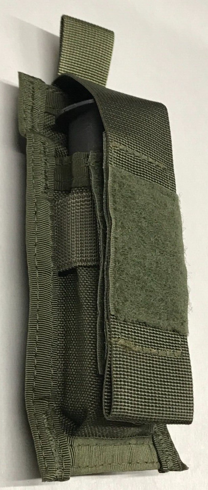 Paraclete MOLLE Smoke Green Single 9mm Magazine Pouch