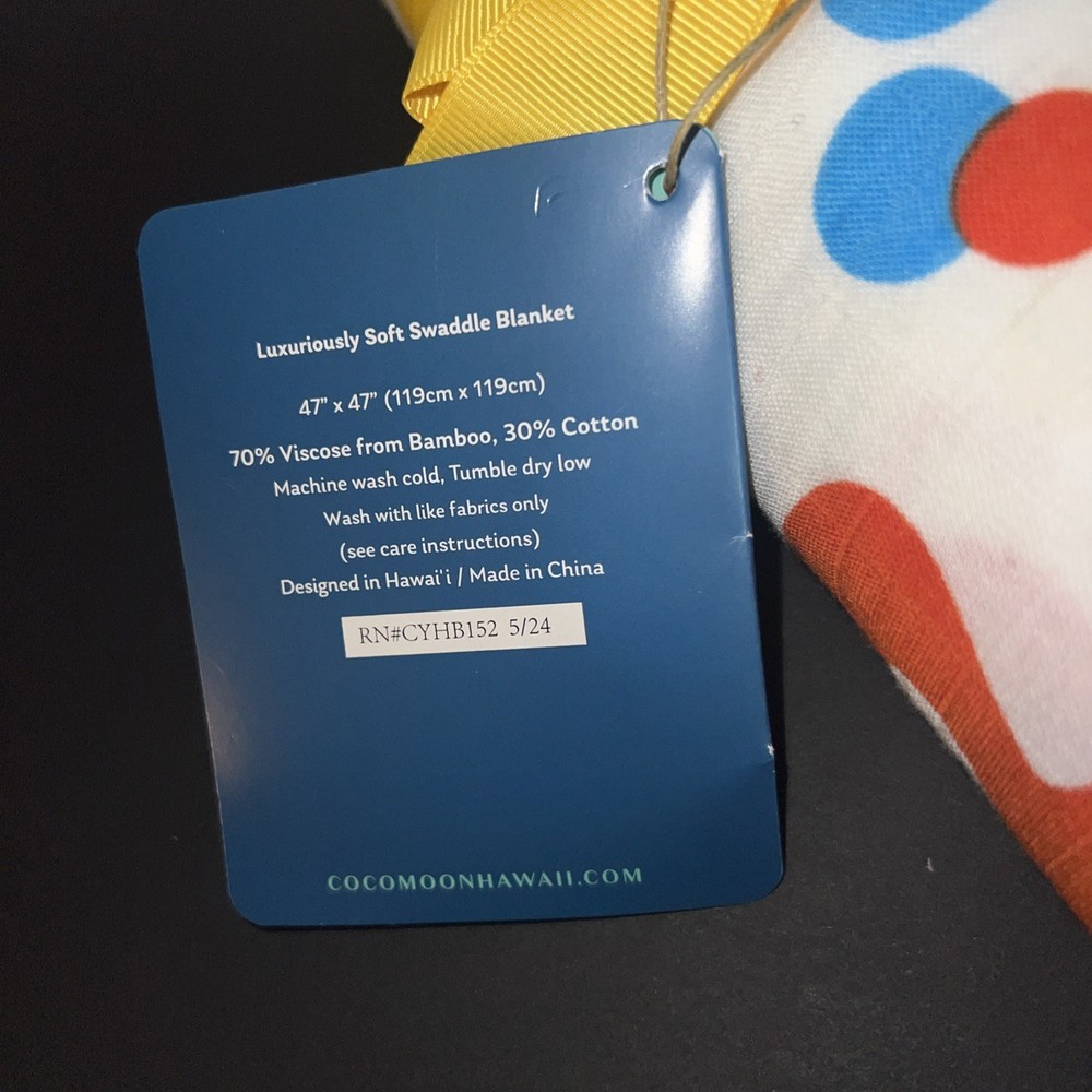 NWT Coco Moon branded baby blanket
