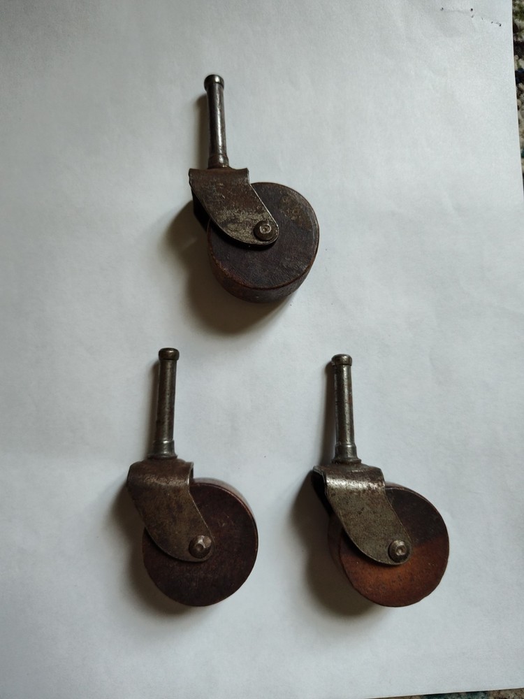 3 pack Antique Casters Wheels
