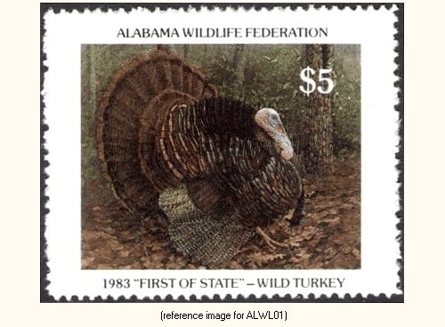 D2K Alabama Wildlife Federation 1983 $5 Stamp