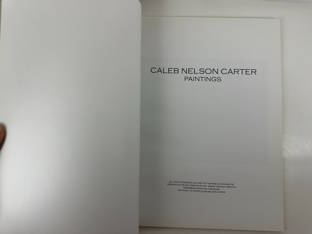 Caleb Nelson Carter Paintings 2006