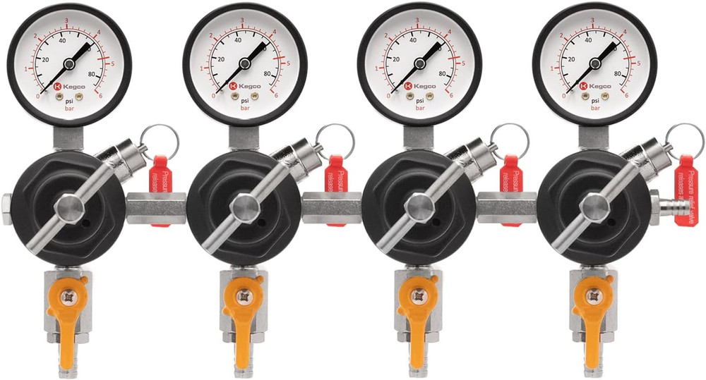 Four Gauge Secondary Regulator for Precise Pressure Control