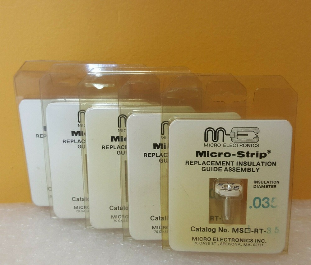 Micro Electronics MS1-RT-35 (Lot of 5) Replacement Insulation Guide Assy. New!
