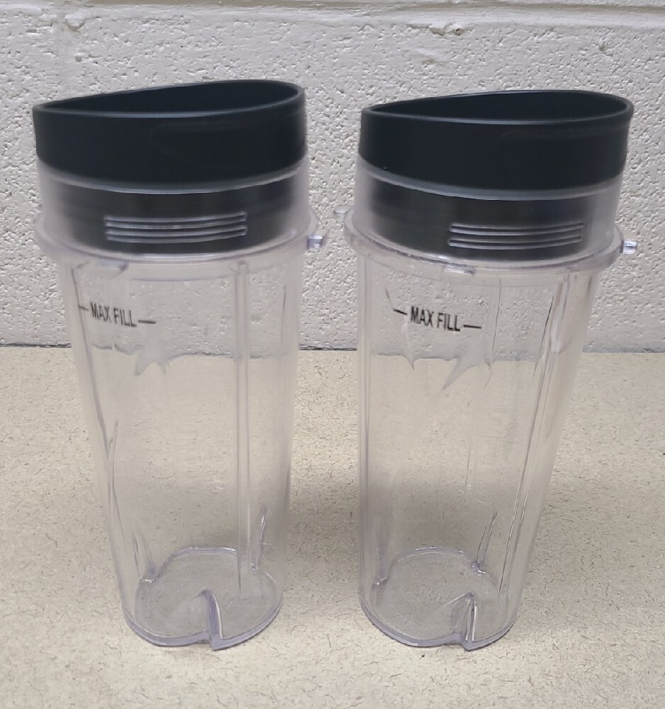 Ninja Pulse 2 Cups With Lids Replacement - 7" Tall X 3" Diameter