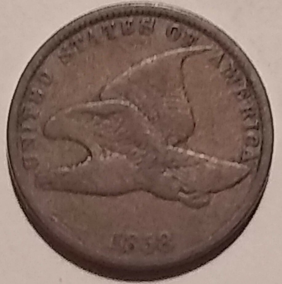 1858 Flying Eagle First Small Cent Short Lived Pre Civil War ~ (# A)
