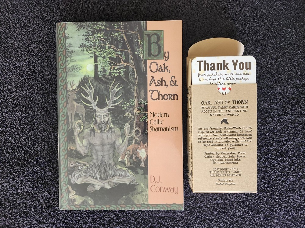 Oak, Ash & Thorn Tarot Vol 1.1 Three Trees Tarot Deck 2021*PLUS LARGE GUIDEBOOK