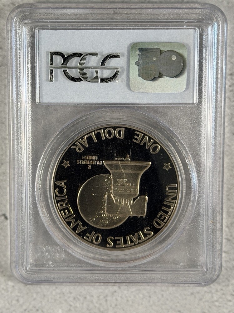 1976-S Eisenhower Silver $1 PCGS PR69 DCam Clad Type 2