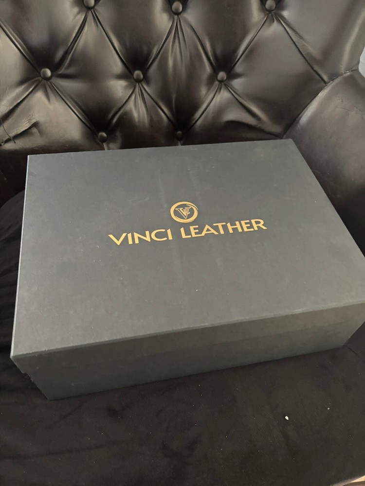 Vinci Leather Spiked Shoes