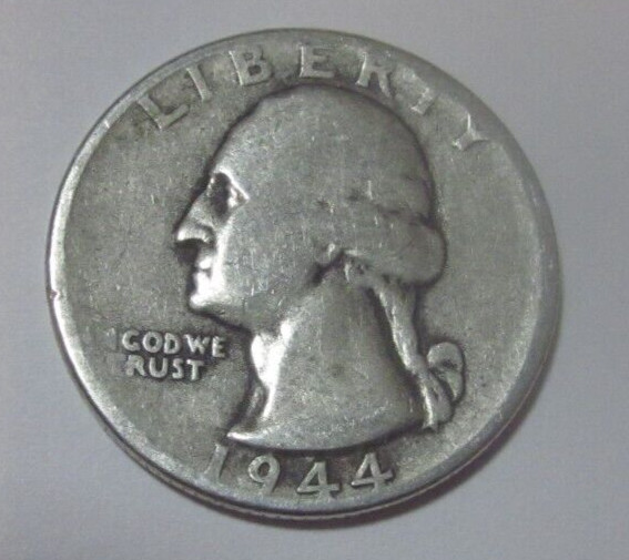 1944  Washington Silver Quarter   90% Silver