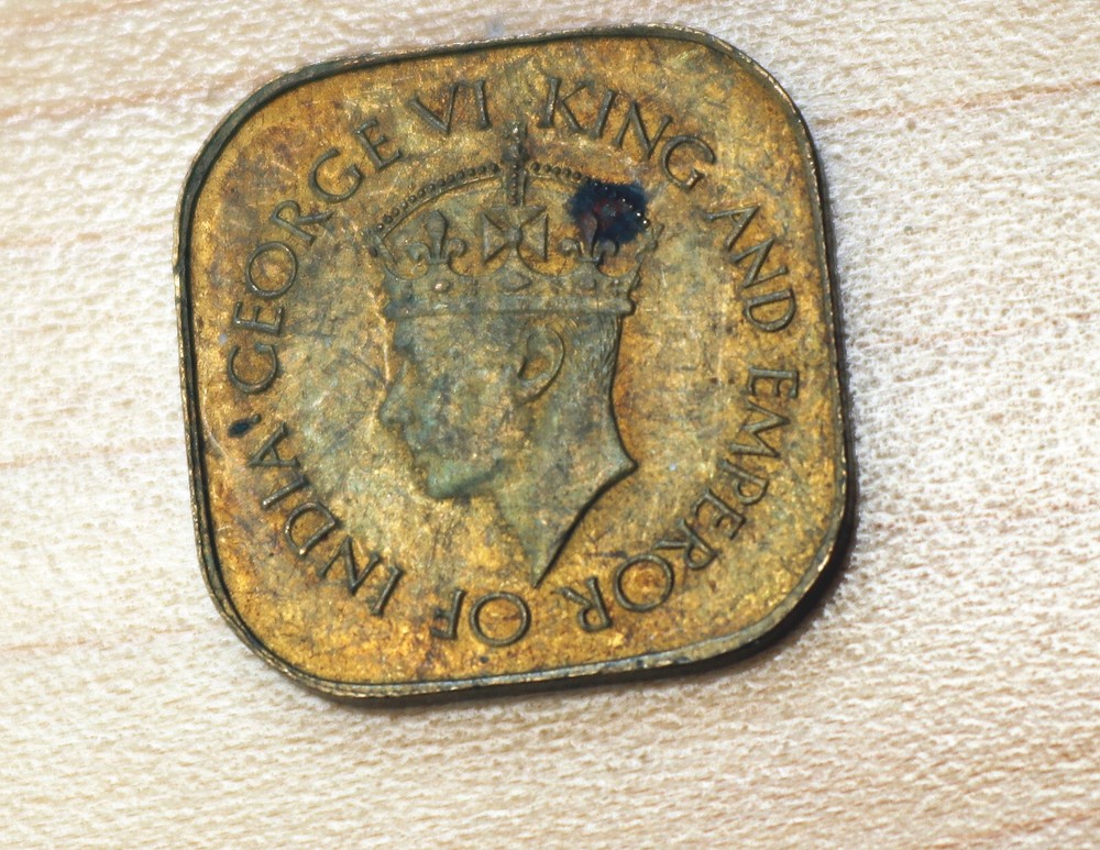 1942 Ceylon Sri Lanka 5 Cents