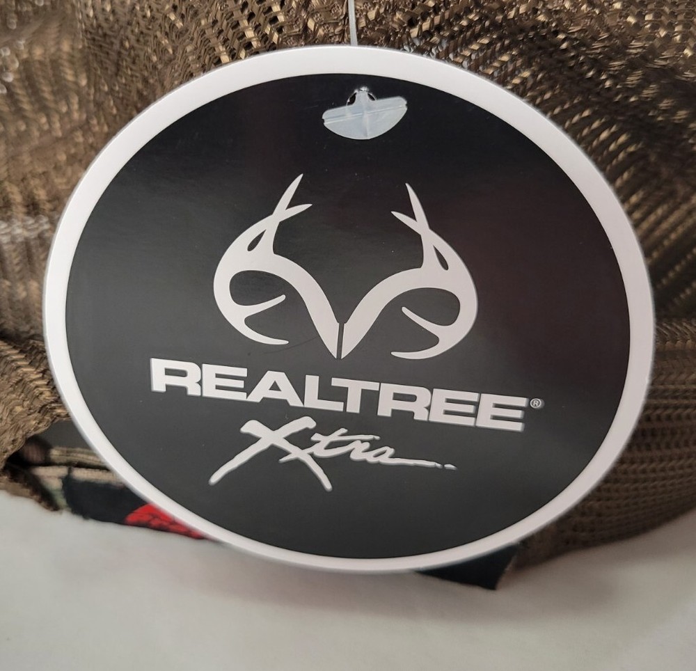 REALTREE Adjustable Cap Camouflage Mesh Back Hook And Loop Hat Hunting Camo