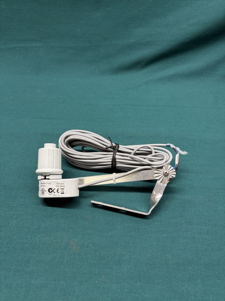 NEW Rain Bird RSDBEX A61200 Wired Rain Sensor with Bracket; Multiple Settings