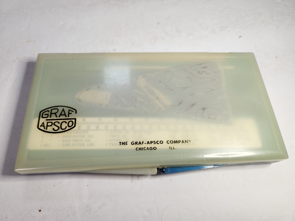 Vintage Graf Apsco Dissection Kit w/Case Crafting Drafting