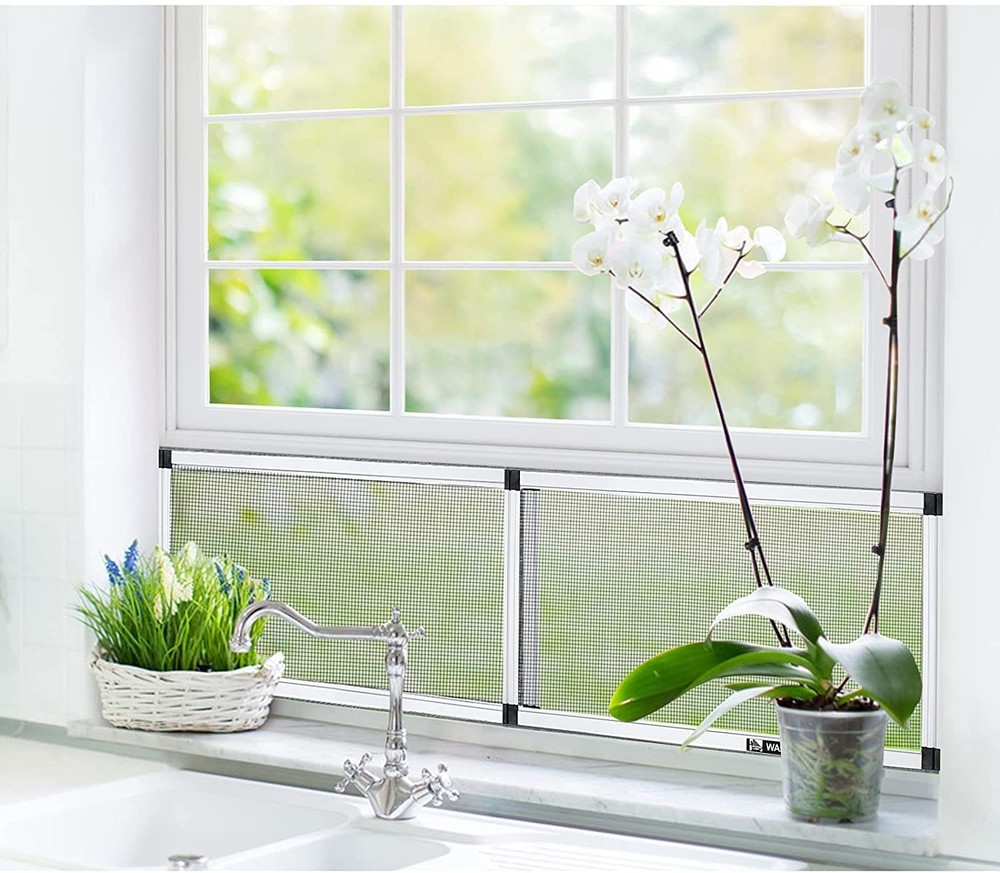 Yoochee Expandable Window Screen 2 Pack Adjustable Large Replacement Screens 18"