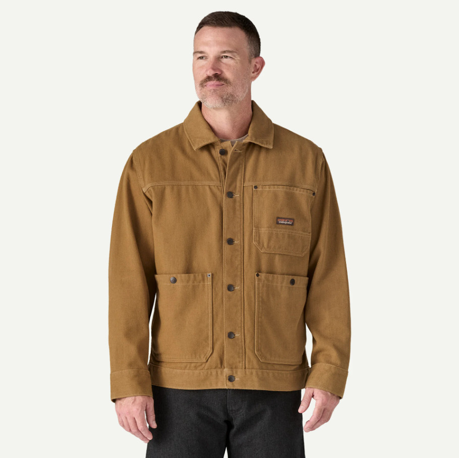 Men's Iron Forge Canvas Chore Coat Coriander Brown