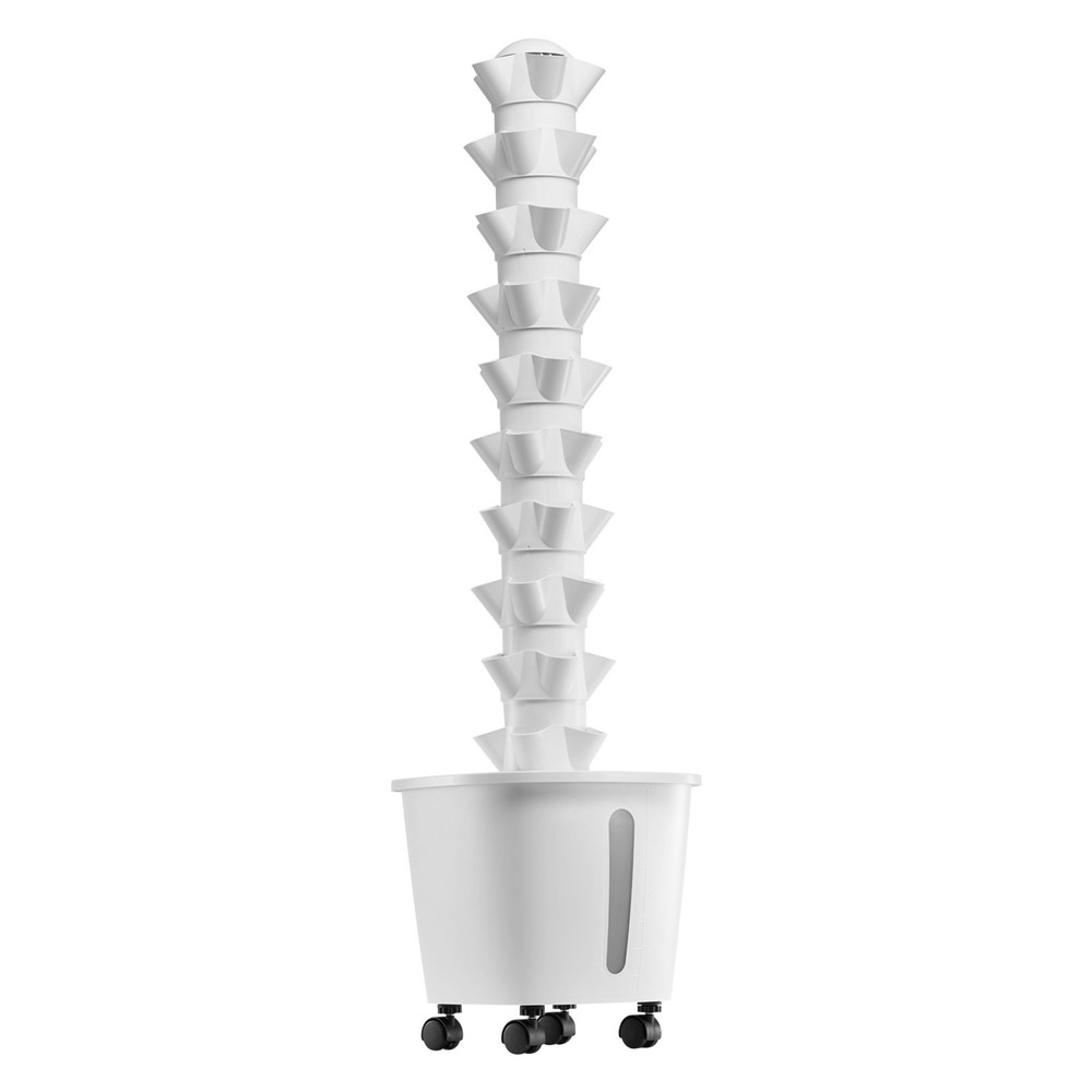 Hydroponic Growing System with Wheel 50 Pods Indoor Hydroponic Tower
