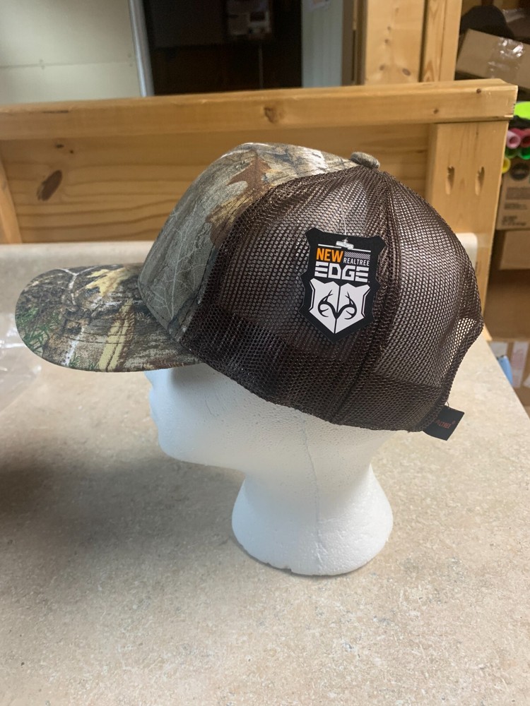 Realtree Edge Camo Cap Mesh Panel Hunting Hat / Adjustable Closure / OSFM