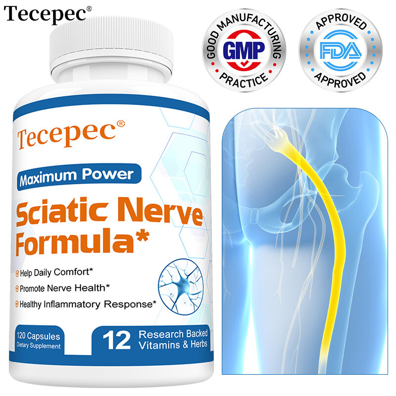 Premium Sciatic Nerve Support Formula – 120 Capsules