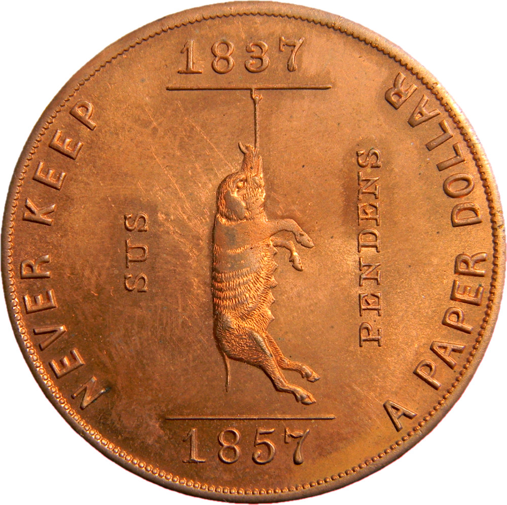 Aaron White HK-829 Copper Medal (03377)