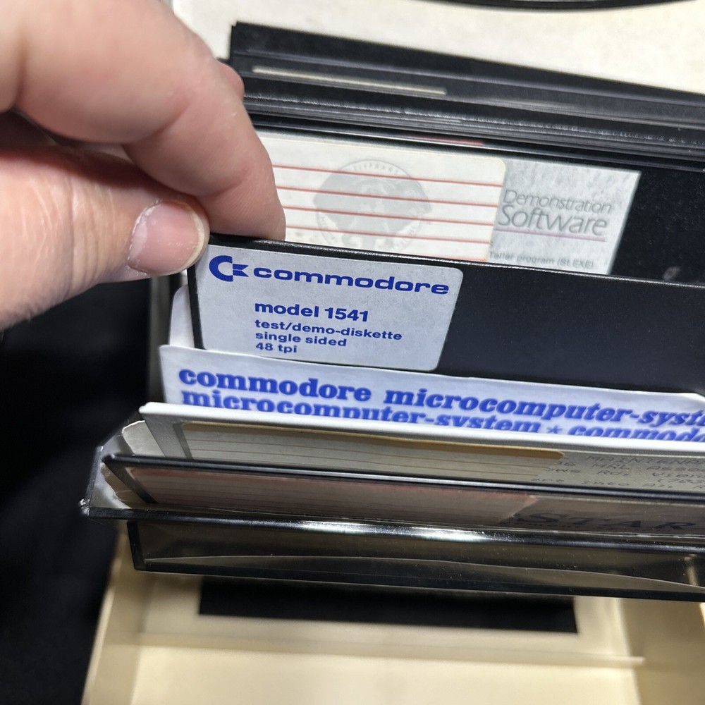 3 Floppy Disk Storage Containers With Games And ?