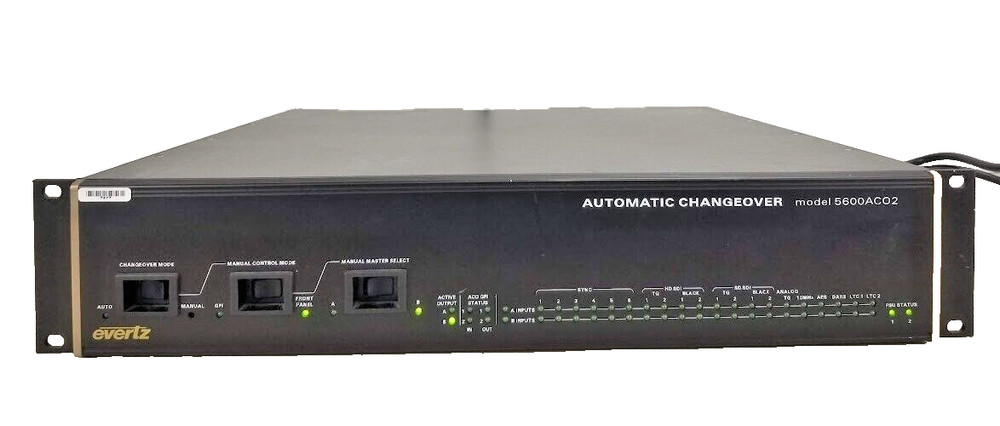 Evertz 5600ACO2 Automatic Changeover System