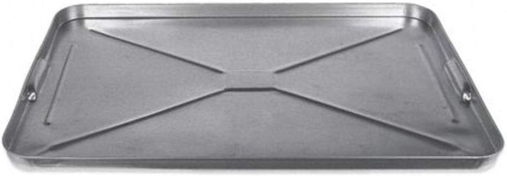 Commercial-Quality 6-Quart Galvanized Drip Pan - Leak-Proof Fluid Management