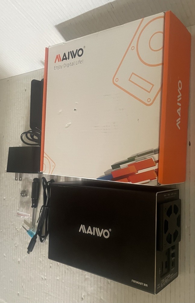 Dual Bay 3.5” Hard Drive Docking Station Enclosure