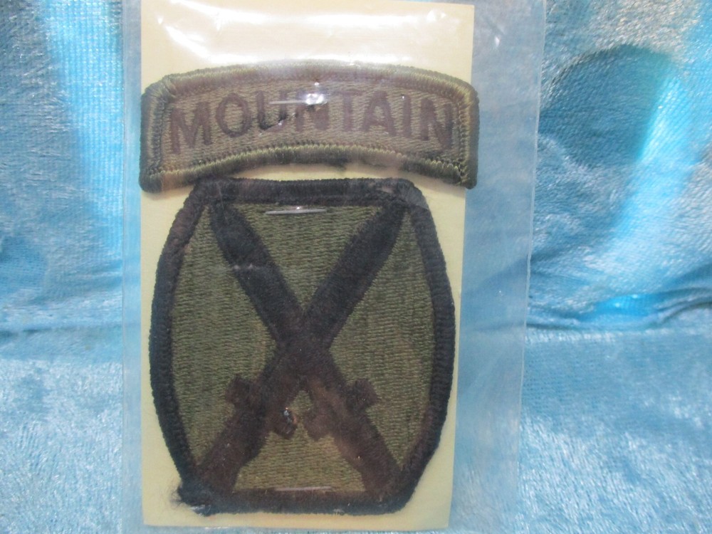 Mountain Military Patch Set