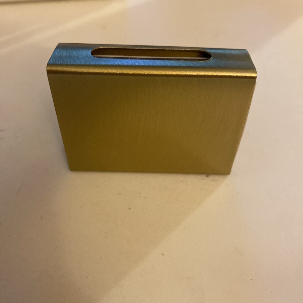 Gold Matchbox Matches Holder