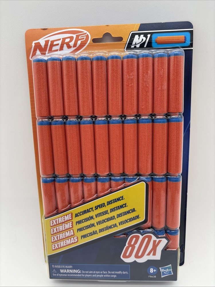 Hasbro NERF N Series Blaster Refill - 80 ct High Performance, NEW
