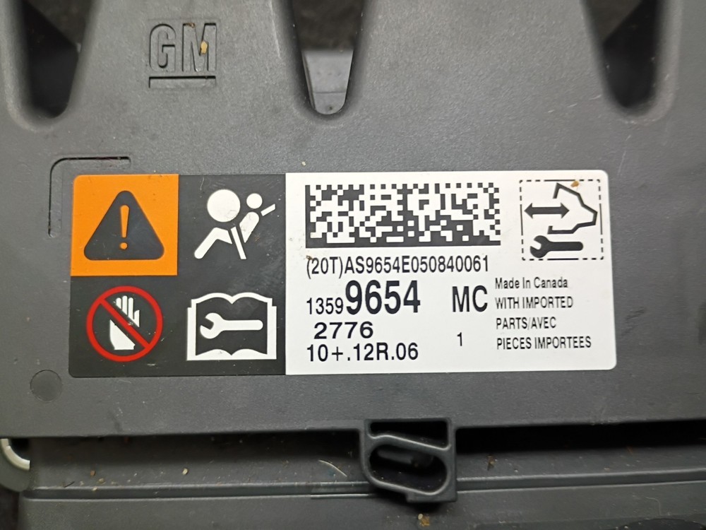 2012-2017 GM BCM ECU SRS DIAGNOSTIC CONTROL MODULE 13599654