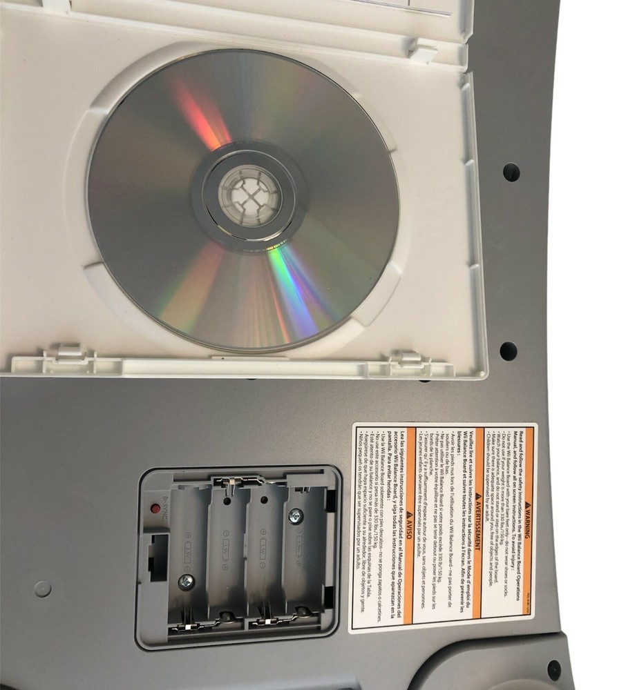 Wii fit board with Wii fit game